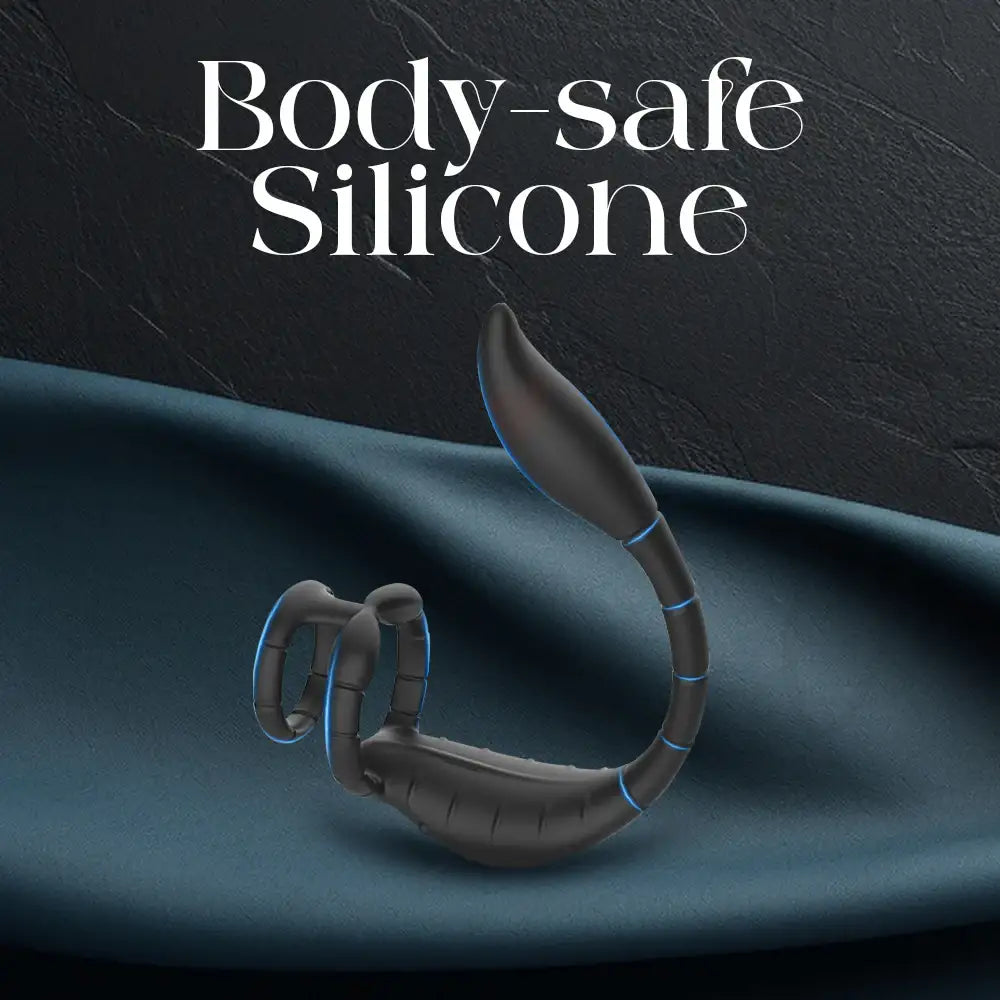 Venom Touch – APP Control Anal Vibrator Duo Loop Cock Ring - Frisky Business Adult Sex Toys Shop