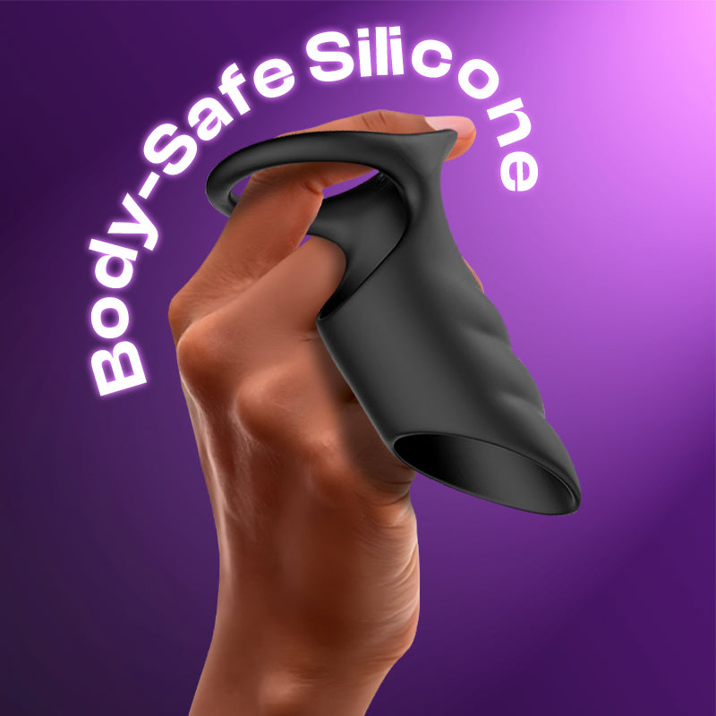 Vibe Shield - Vibrating Single Loop Cock Ring