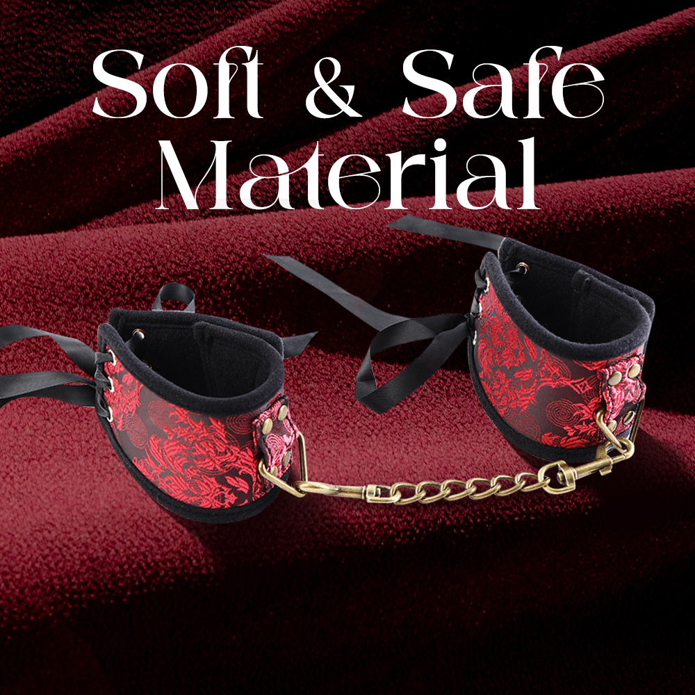 Victorian Vice - PU Leather Cuffs, Bondage Restraint, Adult Men/Women Dom/Sub Sex Toys