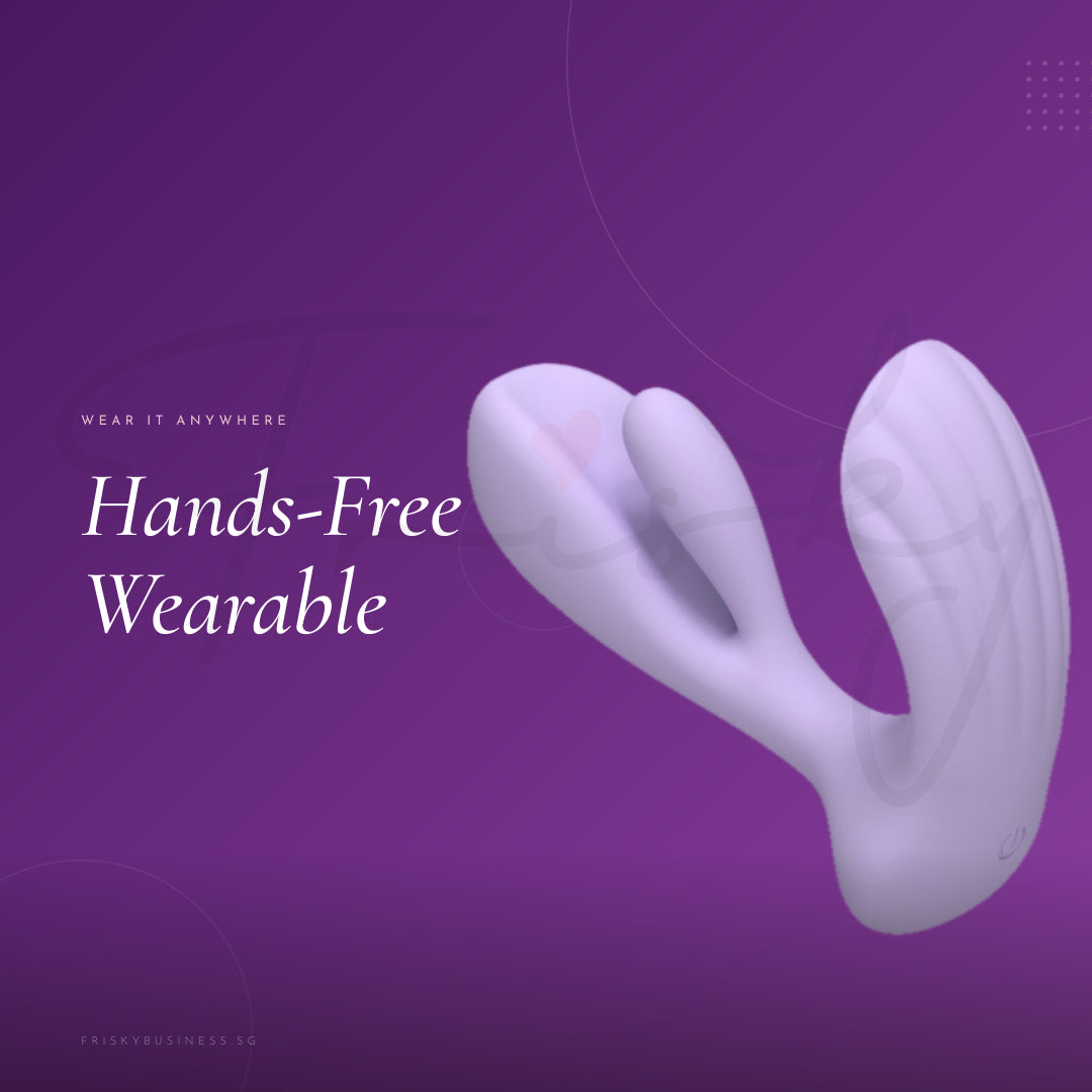 Lilac Bloom Wearable Rotating Vibrator