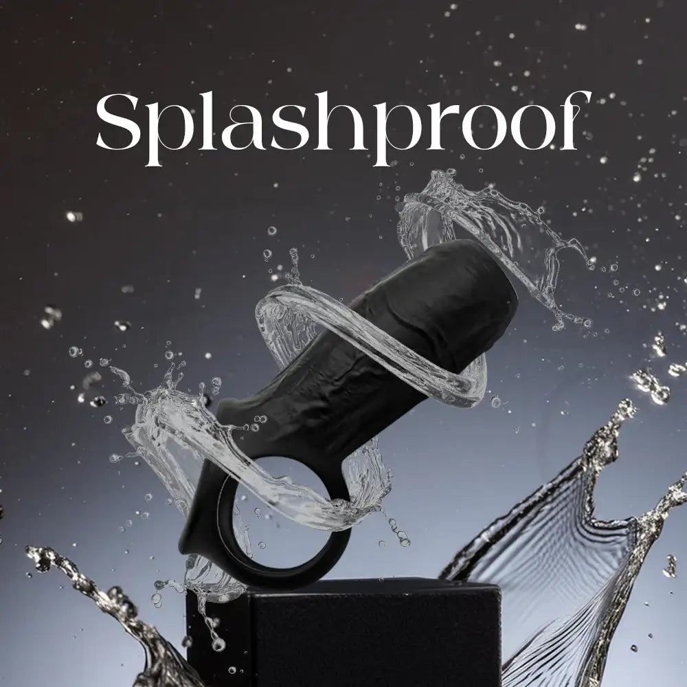 Tip Tease - APP Control Vibrating Penis Sleeve - Frisky Business Adult Sex Toys Shop