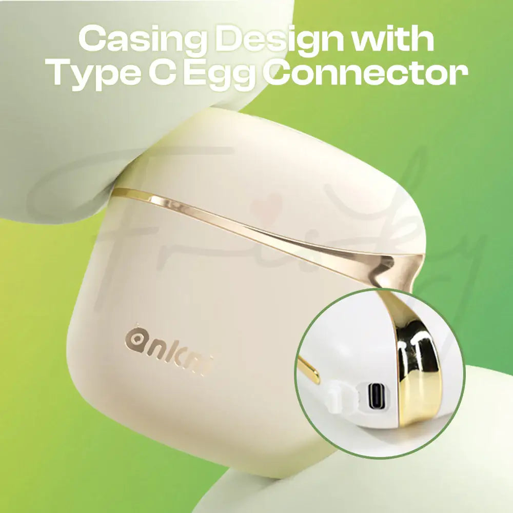 Ankni Dear Vibrator – 4 in 1 Vibrating + Tapping + Suction + Egg Connector App Control Vibrator With Casing - Frisky Business Adult Sex Toys Shop