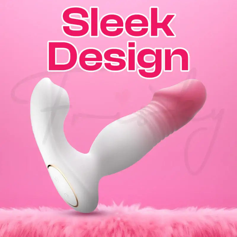 Crimson Flow – Female APP Control Ombre Wearable Thrusting + Suction Vibrator - Frisky Business Adult Sex Toys Shop