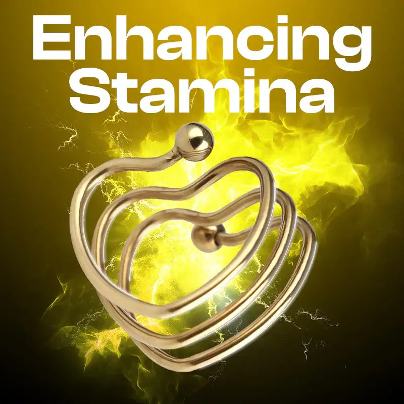 Golden Heart - Stainless Steel Cock Ring - Frisky Business Adult Sex Toys Shop