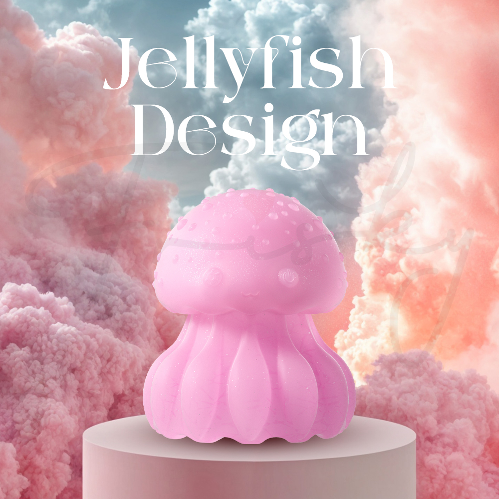 JellyTease - LED Light Licking Clitoral Stimulator, Adult Female Rechargeable Flicking Vibrator Sex Toys