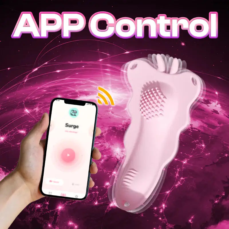 Lush Wings - Female Wearable APP Control Vibrator with Strap - Frisky Business Adult Sex Toys Shop