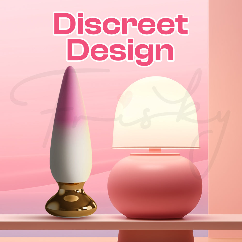 Pink Arc – APP/Remote Control Vibrating Gradient Anal Plug/Baton