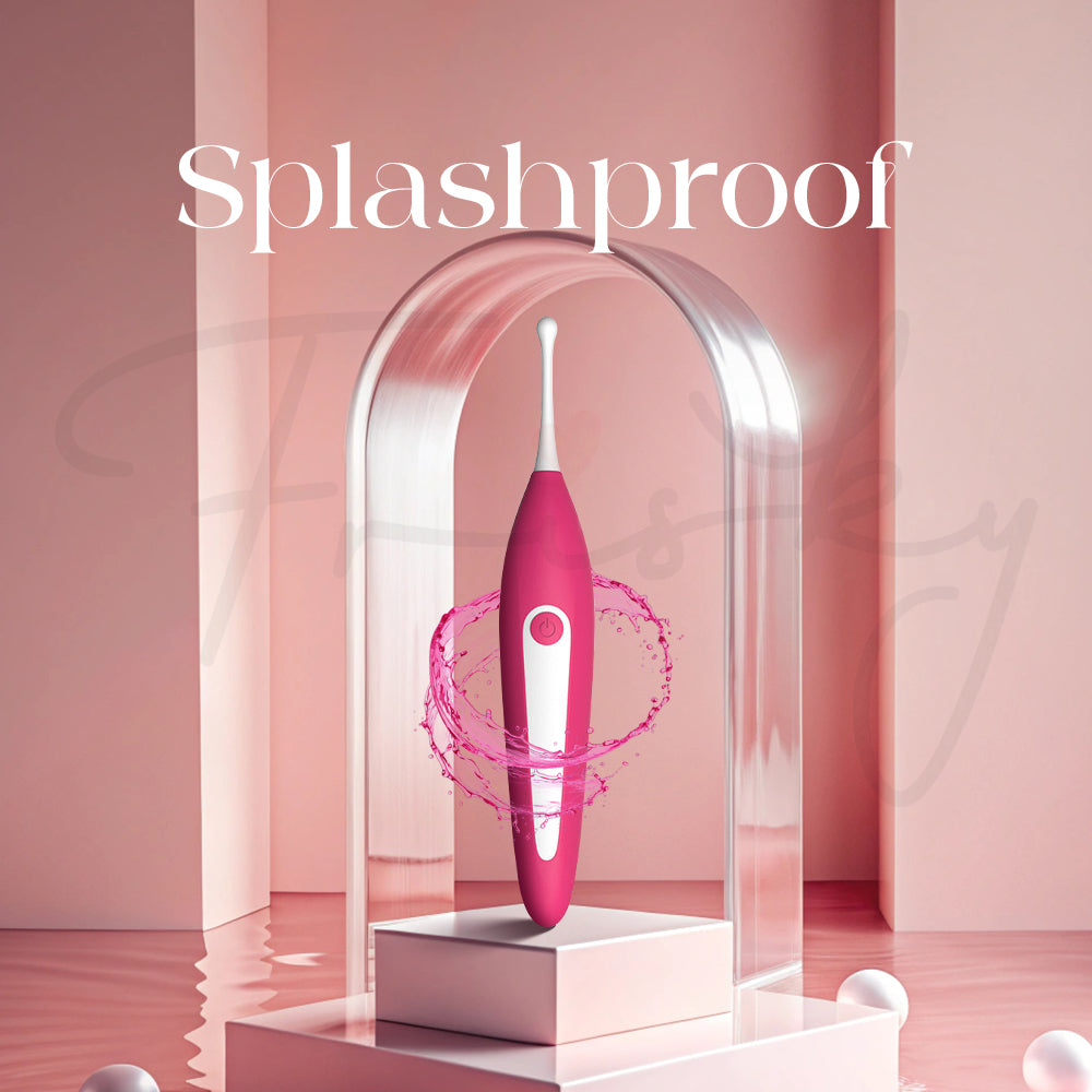 Rosy Pulse splashproof pleasure pen vibrator suitable for easy cleaning