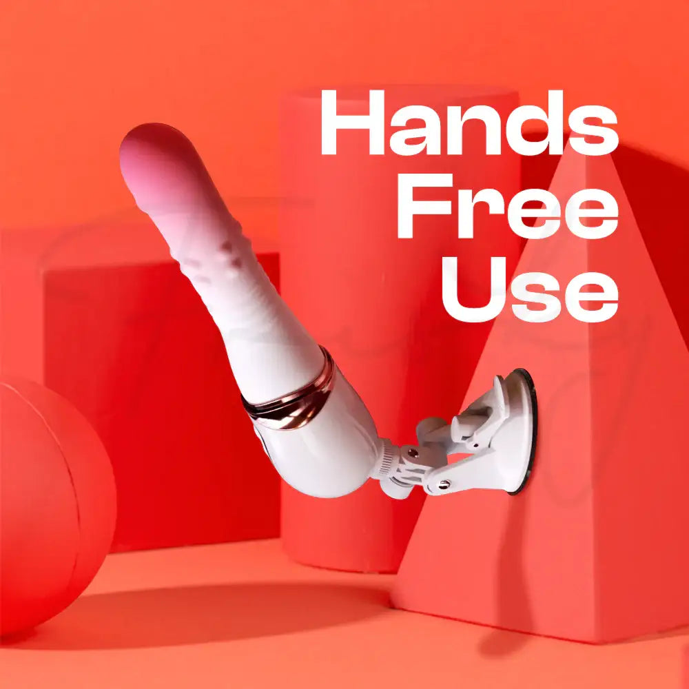 Soul Choice Mi Ai - Ombre Pink Thrusting Sex Machine With Rotating Beads - Frisky Business Adult Sex Toys Shop