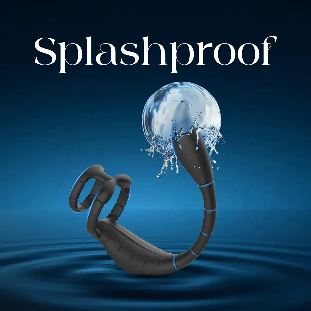 Venom Touch – APP Control Anal Vibrator Duo Loop Cock Ring - Frisky Business Adult Sex Toys Shop
