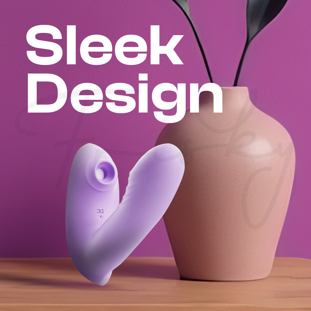 Violet Surge – APP Control Wearable Thrusting G-Spot + Suction Vibrator