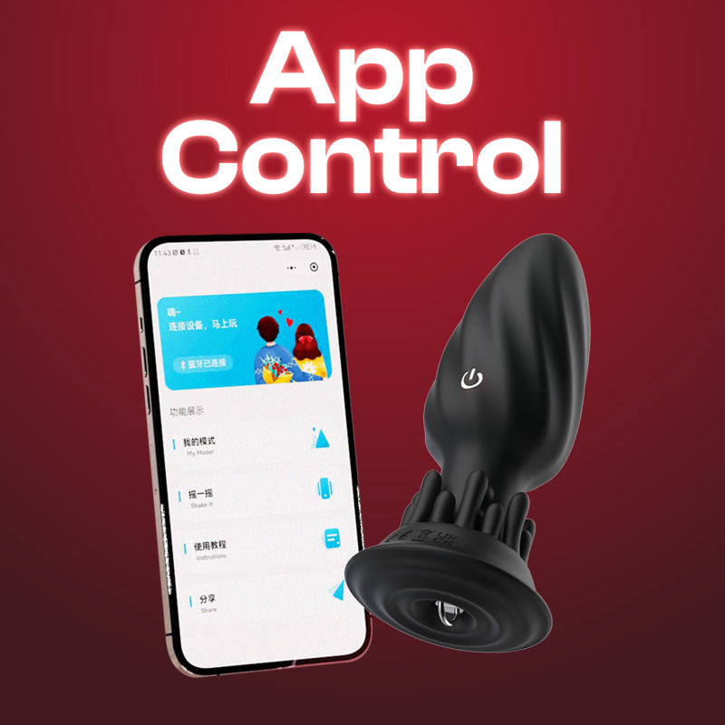 Wick Swirl – Rotating Butt Plug with APP Control