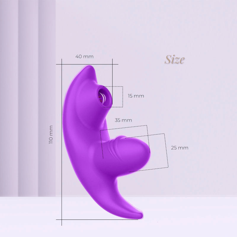 Harmony Wave - Wearable APP Dual Motor Clitoral Vibrator With Light Penetration