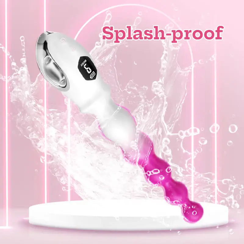 Depth Edge - Beads-Shaped Anal Masturbator with LCD Display - Frisky Business Adult Sex Toys Shop