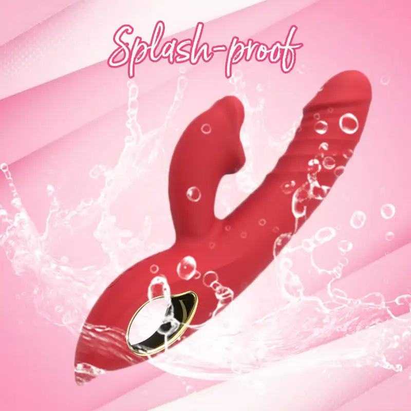 Gentle Touch - Thrusting Dual Vibrator With Licking - Frisky Business Adult Sex Toys Shop