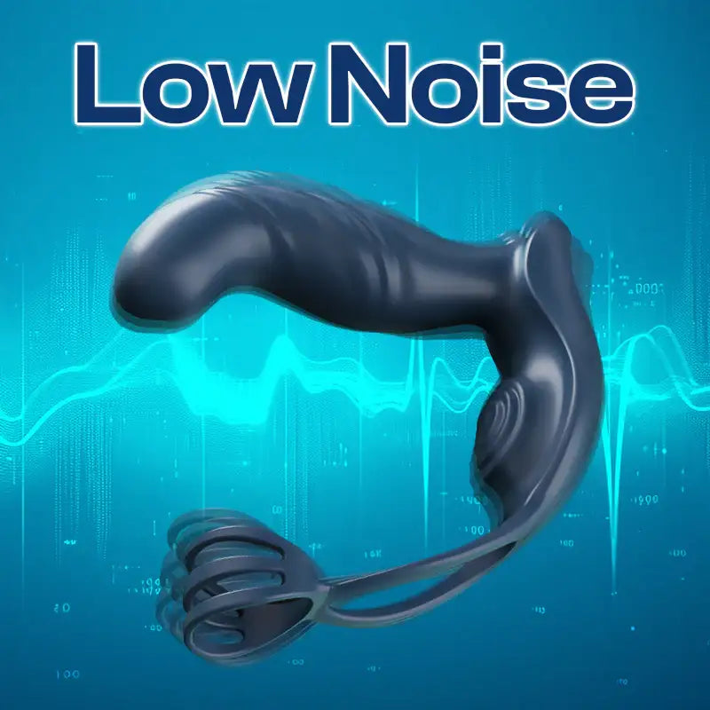 Blue Knight Blaze - Remote Control Vibrating Prostate Massager with Cock Ring - Frisky Business Adult Sex Toys Shop