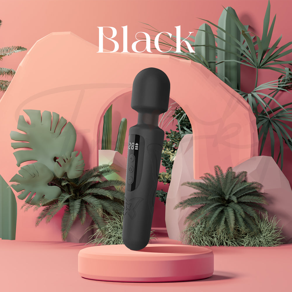 Liora - AV Wand Vibrator + 2 Head Sleeves