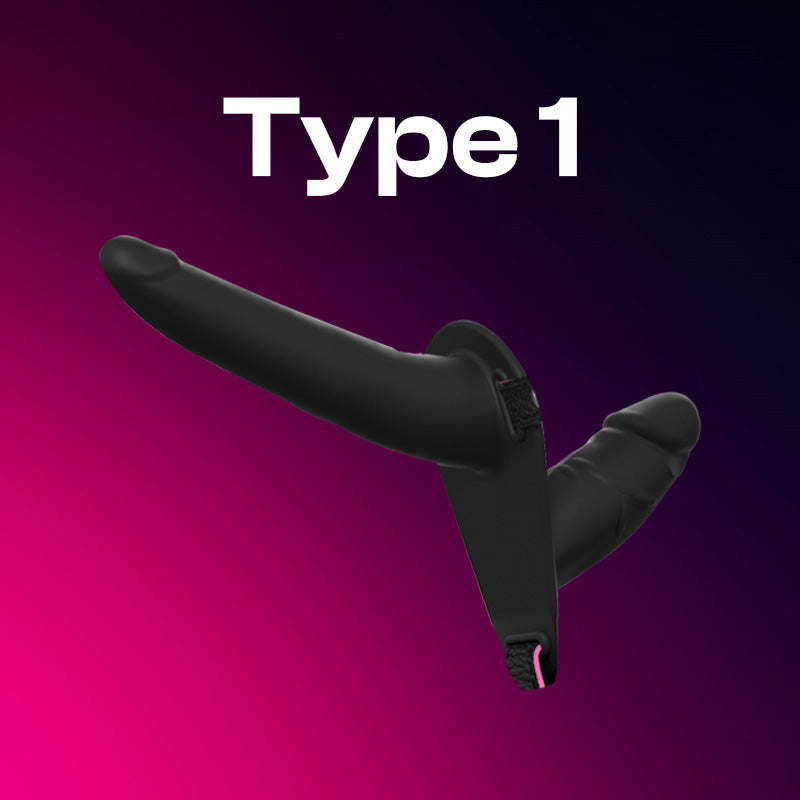 United Intimate - Dual-ended Strap-On Vibrating Dildo