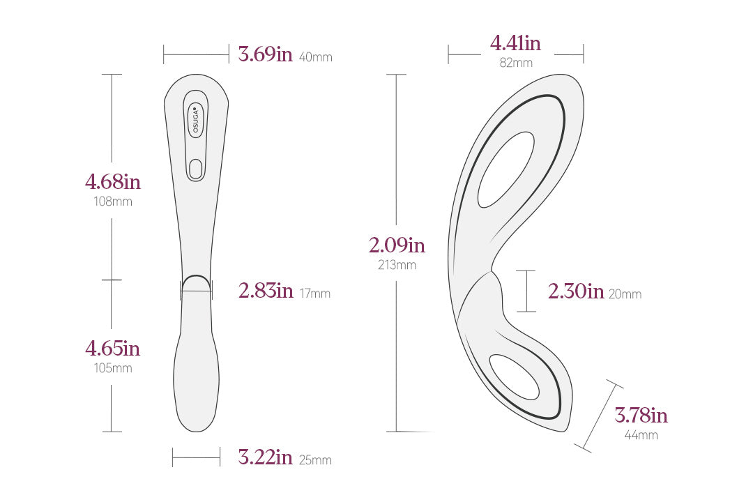 OSUGA Mobius – Dual-Motor Vibrator for Deep Penetration | Official Distributor SG