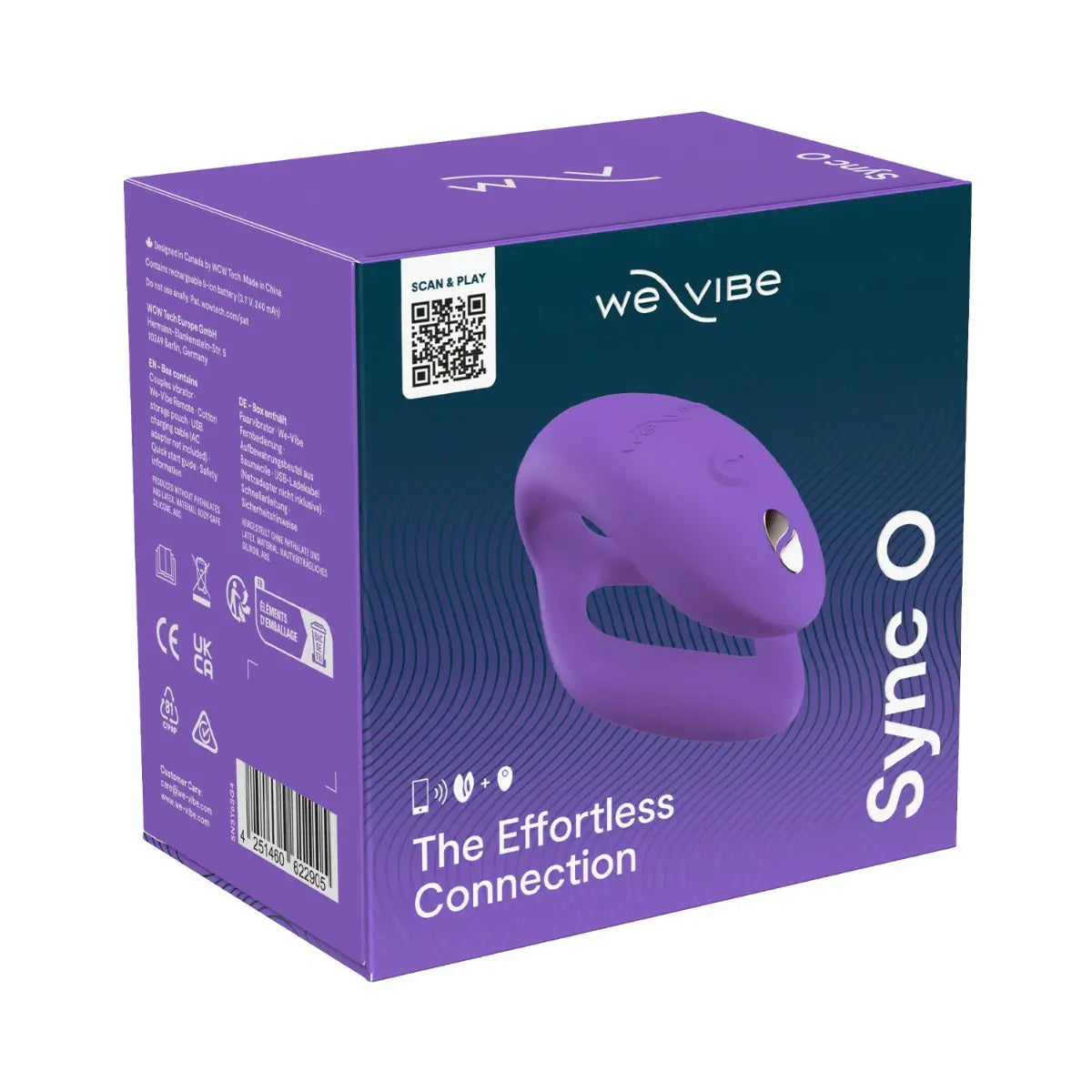 We-Vibe Sync O - Light Purple, APP and Remote Controlled Sex Toys for Couples