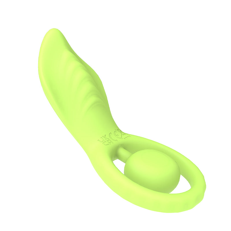 Sweet Relief - Leaf-Shaped Vibrating Cock Ring with Remote Control