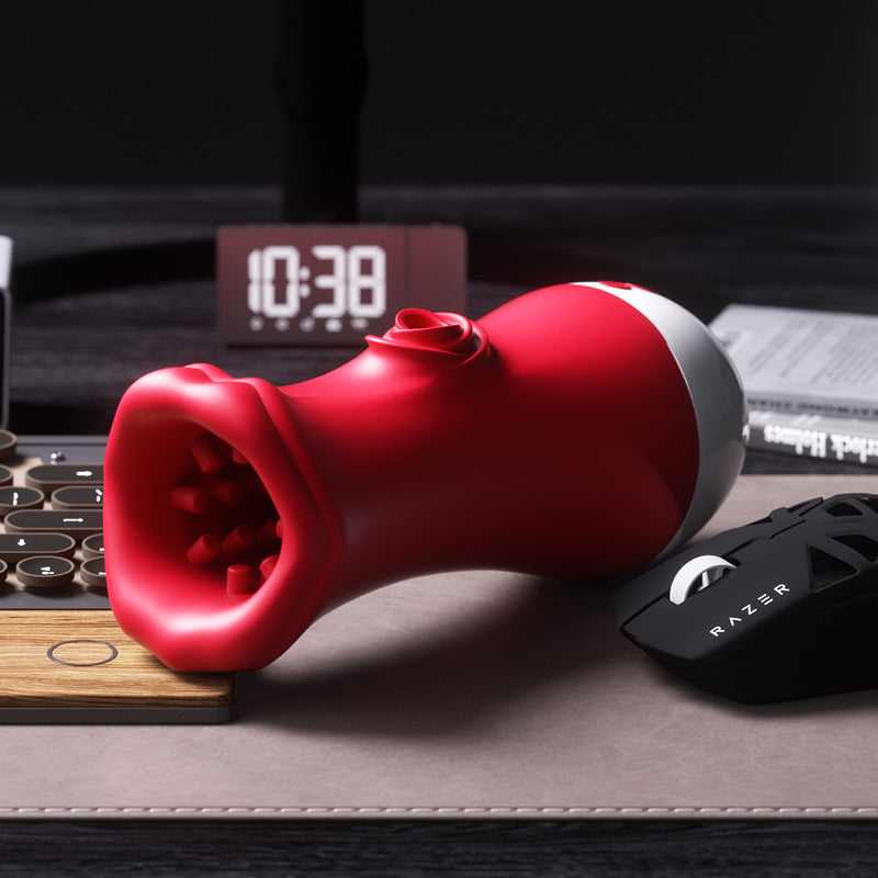 Tempting Kiss - Lip-Shaped Auto Suction Masturbator