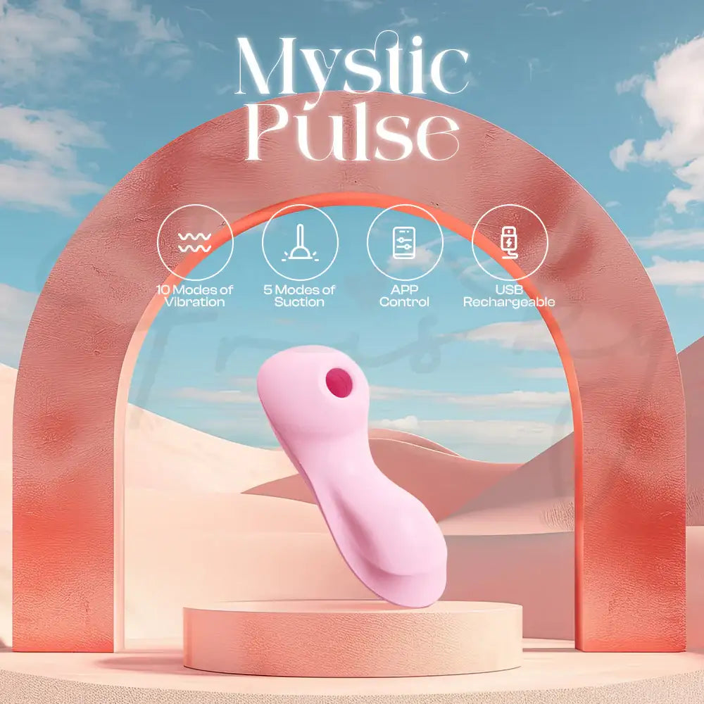 Mystic Pulse – APP Control Wearable Suction Vibrator With Casing - Frisky Business Adult Sex Toys Shop