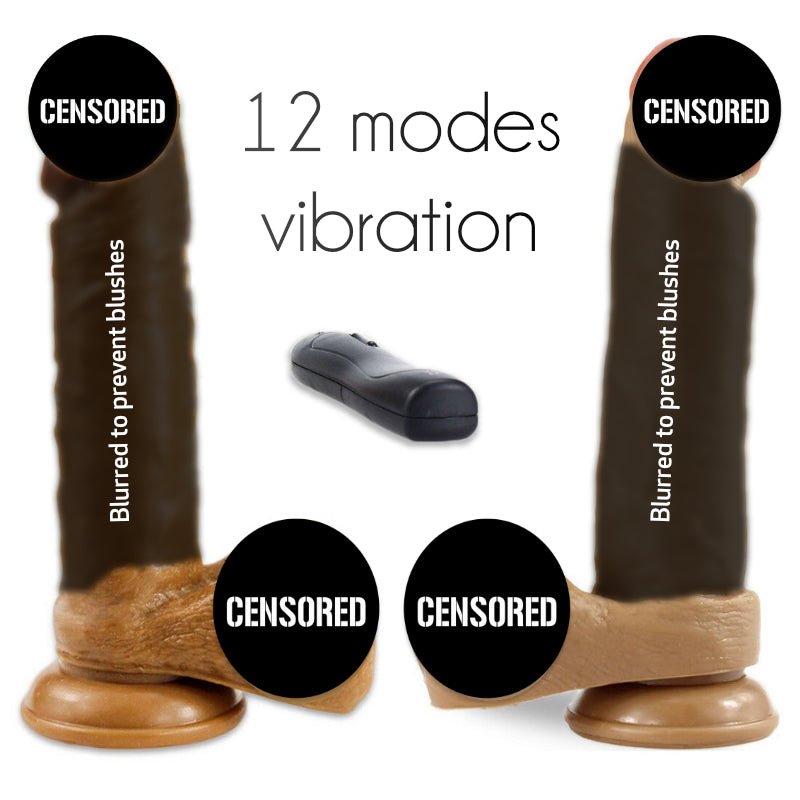 Royal Ares Realistic Suction Cup Vibrating Dildo