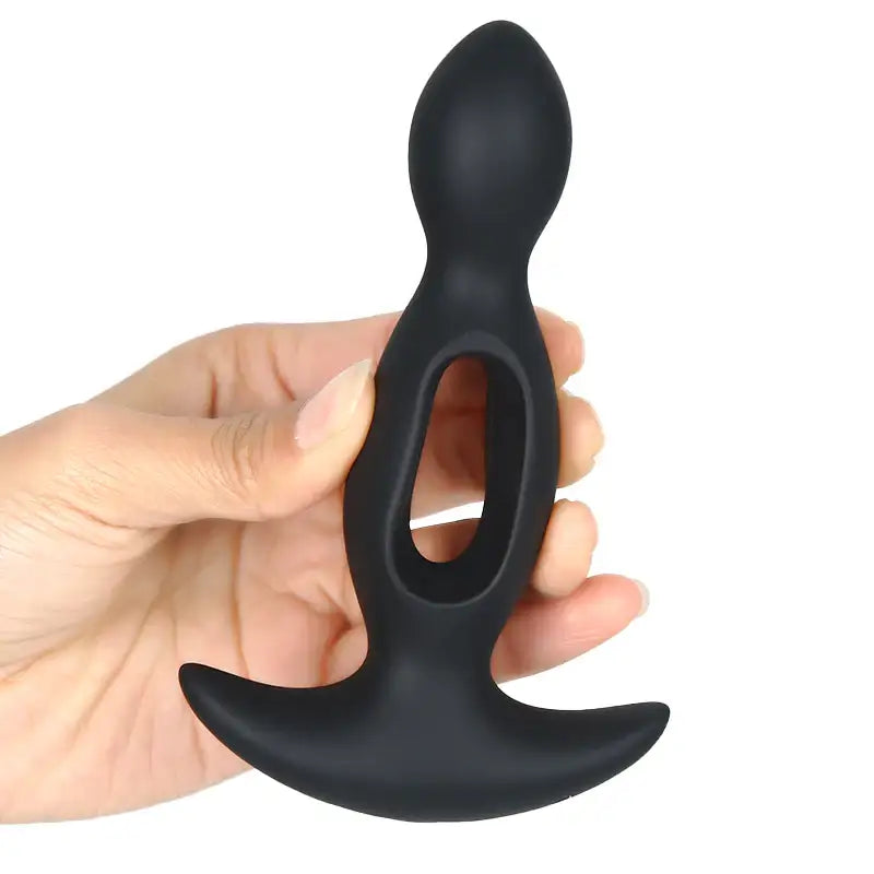 Wiggly Curve - Gourd-Shaped Vibrating Anal Plug with Remote Control - Frisky Business Adult Sex Toys Shop