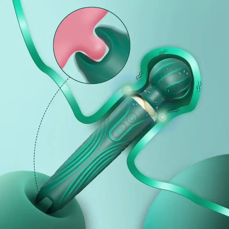 Wolfy Wild - Dual-Usage Female Wand Vibrator - Frisky Business Adult Sex Toys Shop