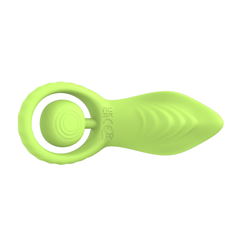 Sweet Relief - Leaf-Shaped Vibrating Cock Ring with Remote Control