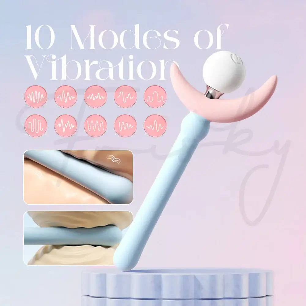Moon Whisper – Fairy Wand With Detachable Orgasm Pen Vibrator - Frisky Business Adult Sex Toys Shop