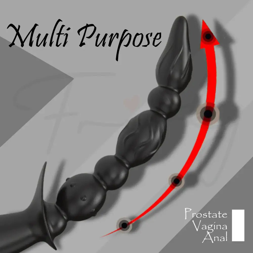 The Quake - Powerful Vibrating Beads with 3 Motors - Frisky Business Adult Sex Toys Shop