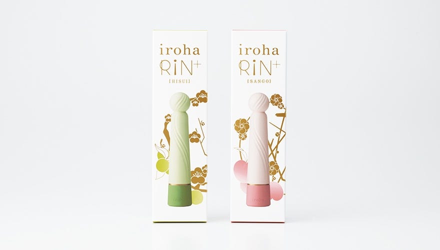 Iroha - Rin + Hisui/Momosango Mini Wand Vibrator (Milk Green)