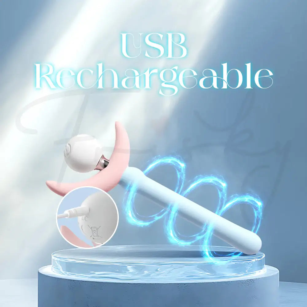 Moon Whisper – Fairy Wand With Detachable Orgasm Pen Vibrator - Frisky Business Adult Sex Toys Shop