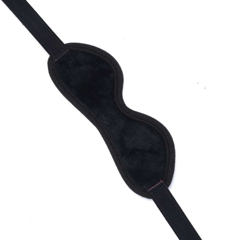 Velvet Illusion - Genuine Leather Lace Blindfold