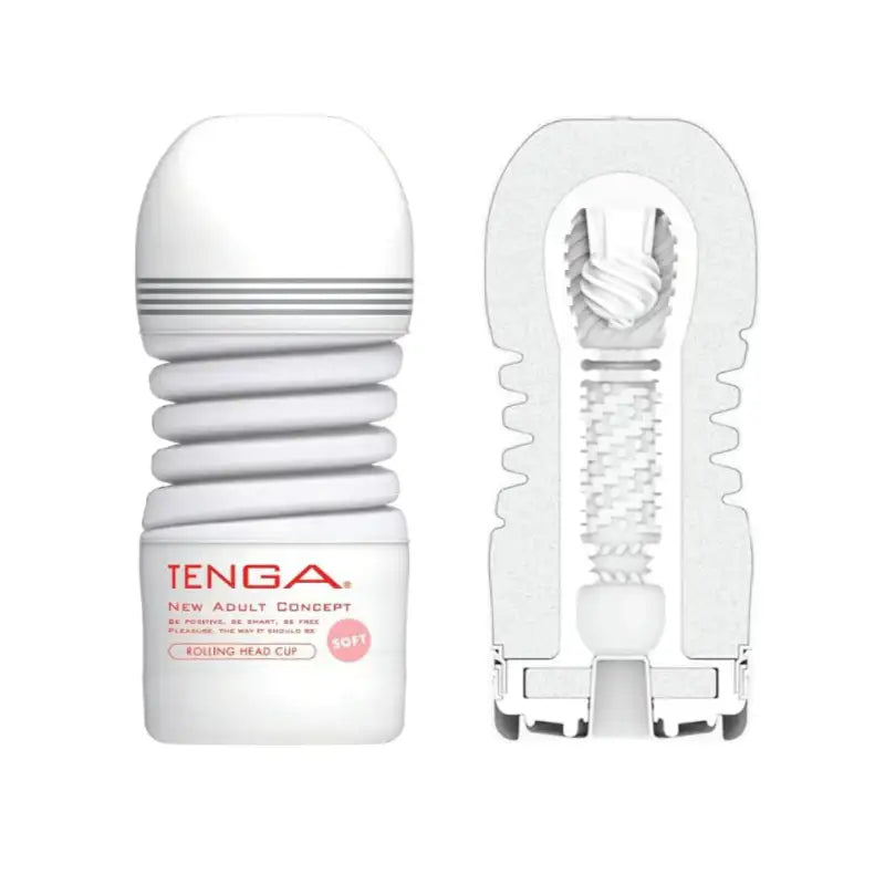 Tenga Rolling Head Cup Masturbator Gentle Ergonomic Shape Comfortable Grip Lightweight Personal Device Singapore