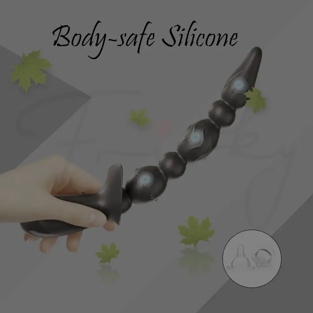 The Quake - Powerful Vibrating Beads with 3 Motors - Frisky Business Adult Sex Toys Shop