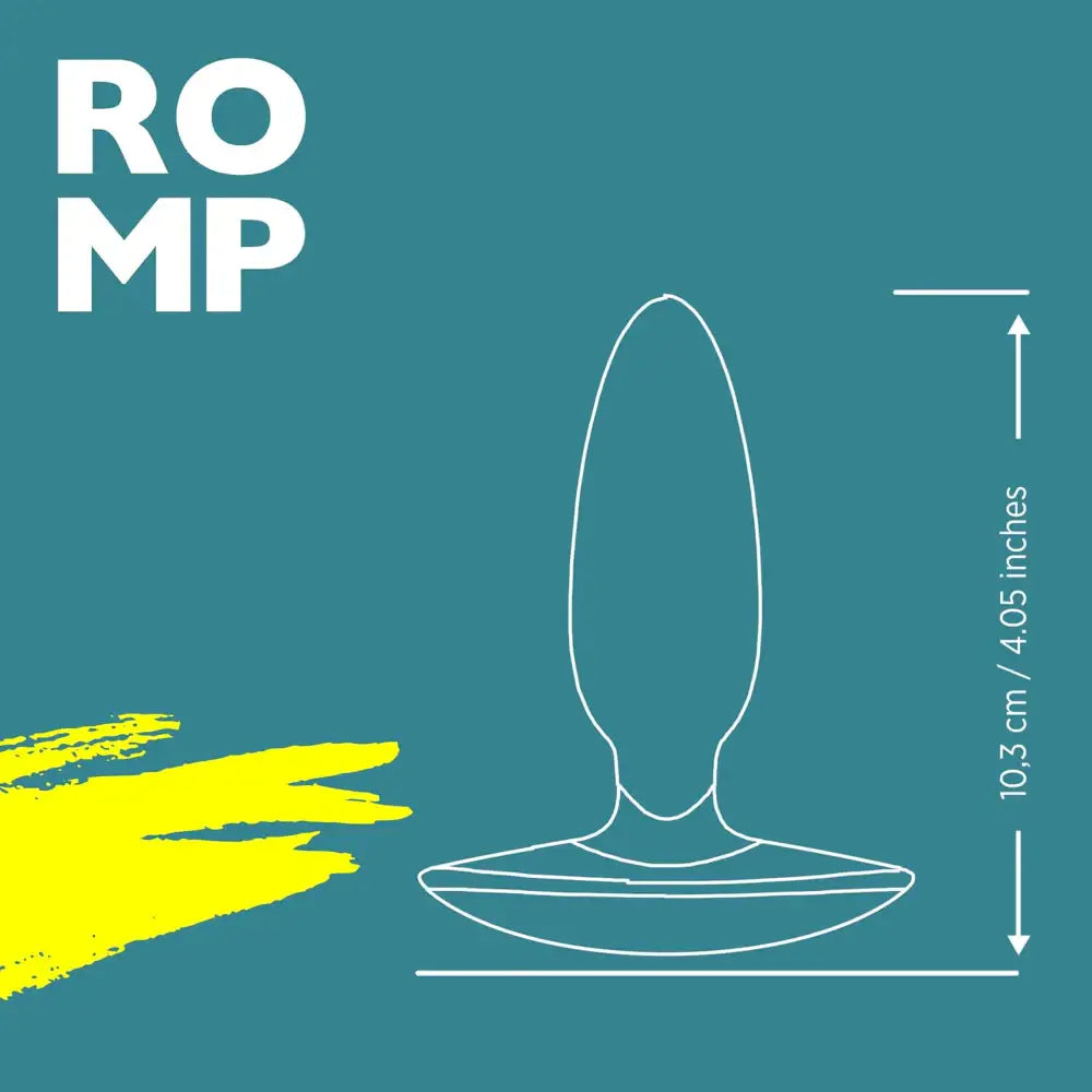 ROMP Bass Vibrating Anal Plug rechargeable vibration toy premium accessory Singapore