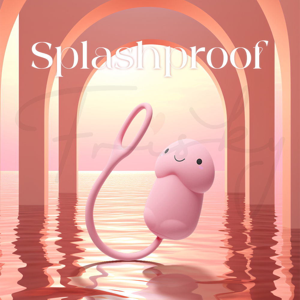 Cheeky Pop vibrator in water setting, highlighting its splashproof design for carefree use.