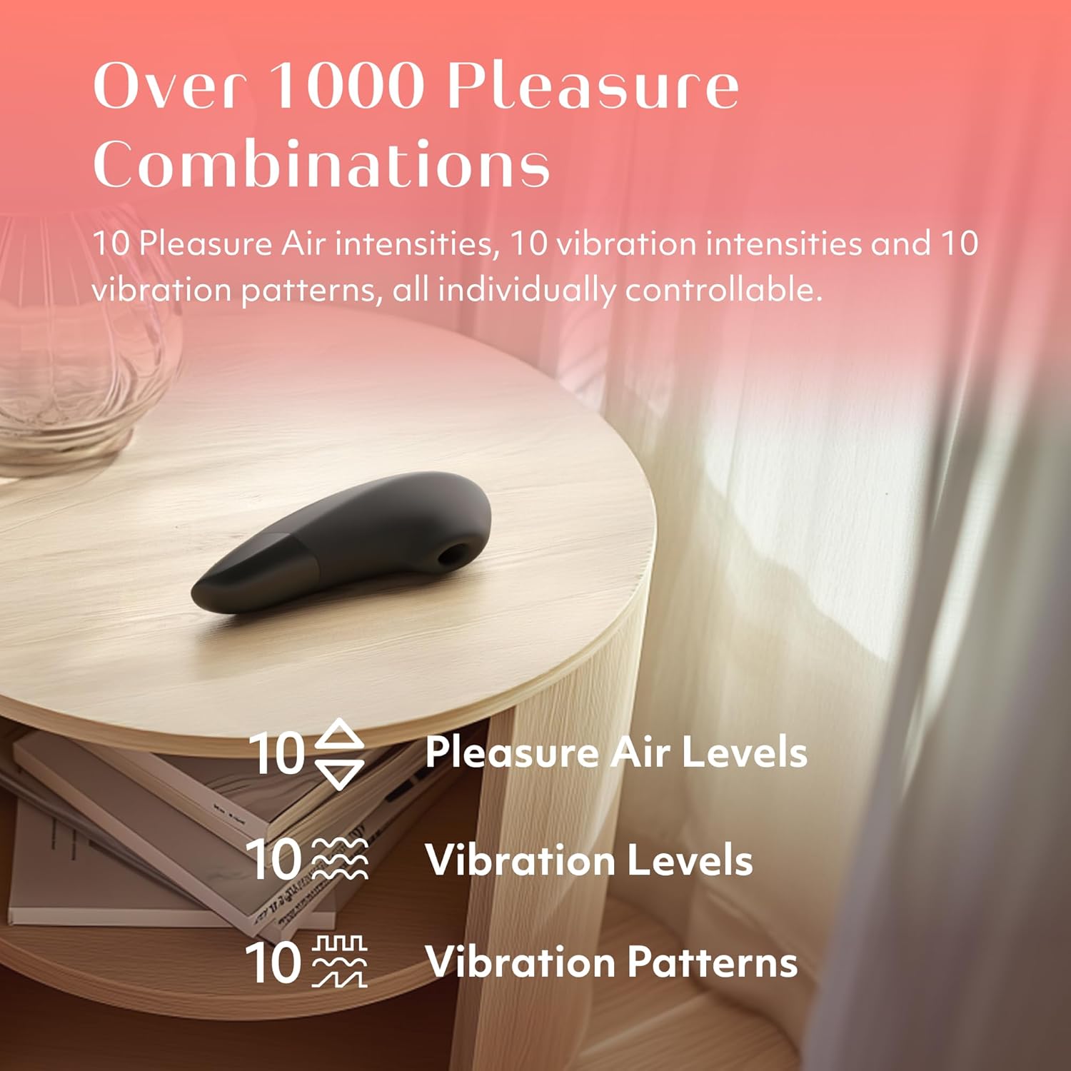 Womanizer - Enhance 2-in-1 Clitoral Stimulator - Black