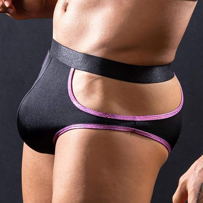 Skivvies - Black Sexy Hollow Male Underwear - Frisky Business Adult Sex Toys Shop