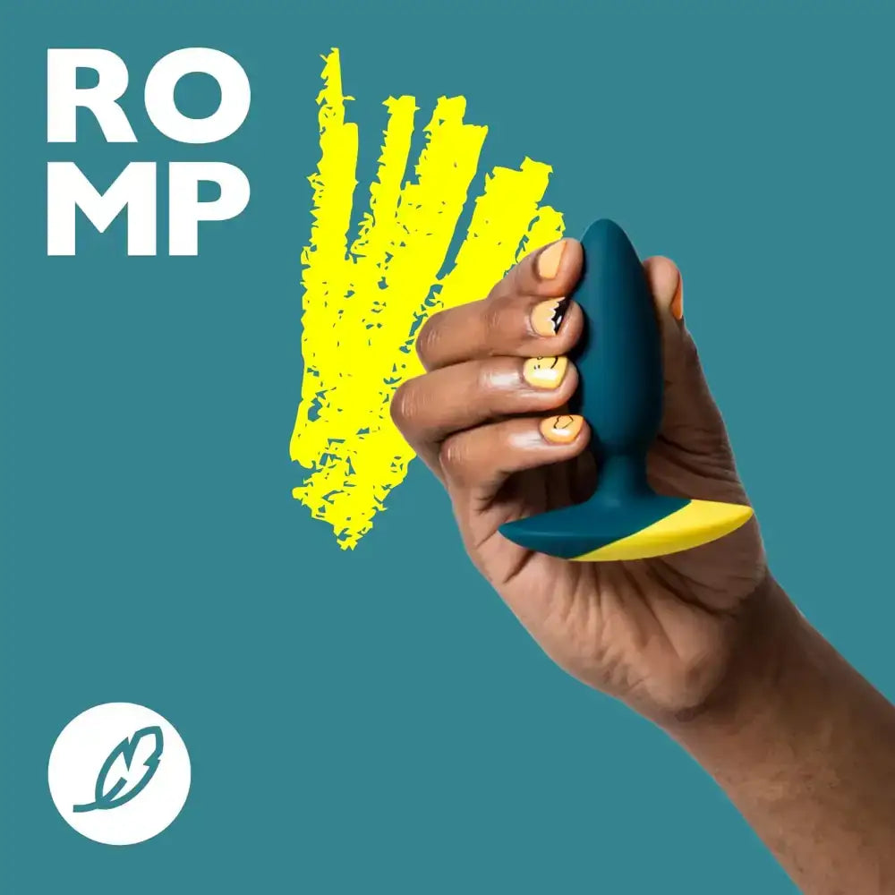 ROMP Bass Vibrating Anal Plug smooth finish compact discreet device Singapore