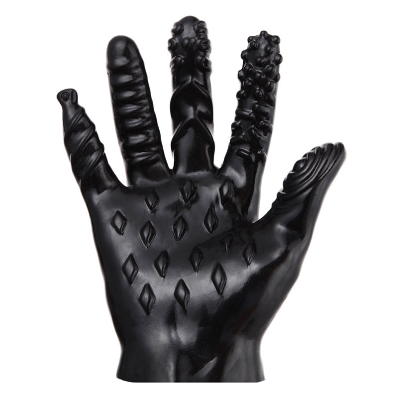 BDSM - 1 Pc Silicone Flirting Multi-textured Gloves