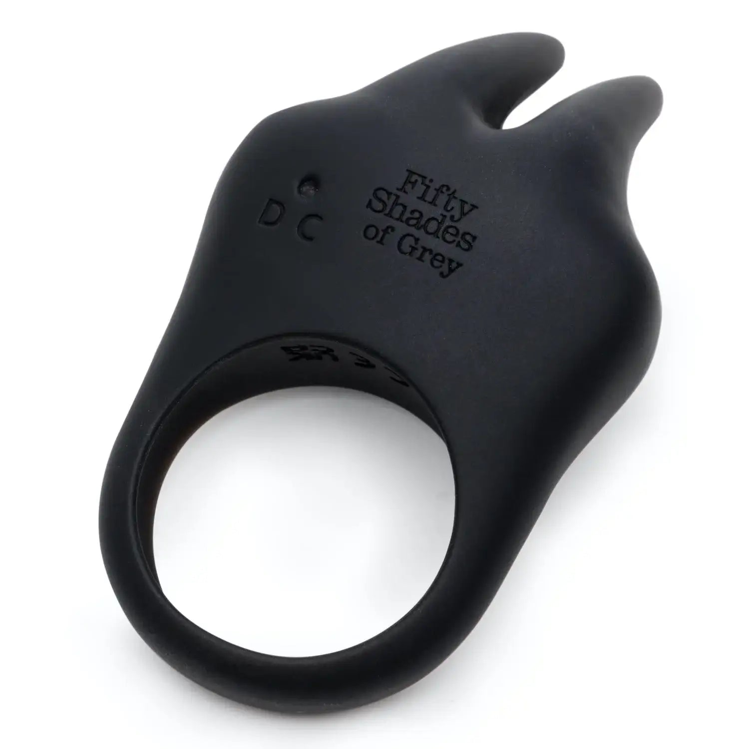 Fifty Shades Of Grey Sensation Vibrating Rabbit Cock Ring dual stimulation clitoral and penile design Singapore