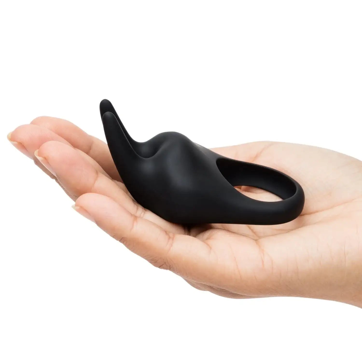 Fifty Shades Of Grey Sensation Vibrating Rabbit Cock Ring adjustable fit comfortable wearable intimate device Singapore