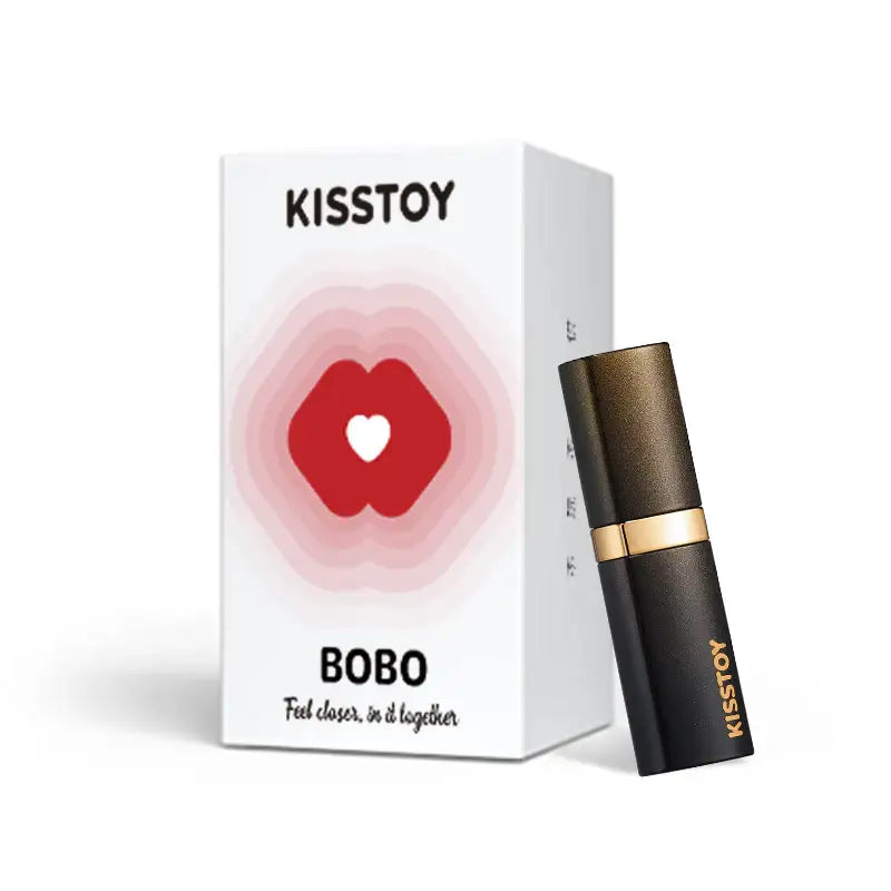 KISSTOY® BOBO Compact Black Oral Vibrator with Lightweight Ergonomic Shape Singapore