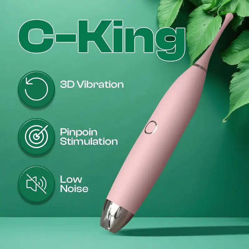 KISSTOY® C-King Sleek Vibrating Pen for Targeted Stimulation and Comfort Singapore