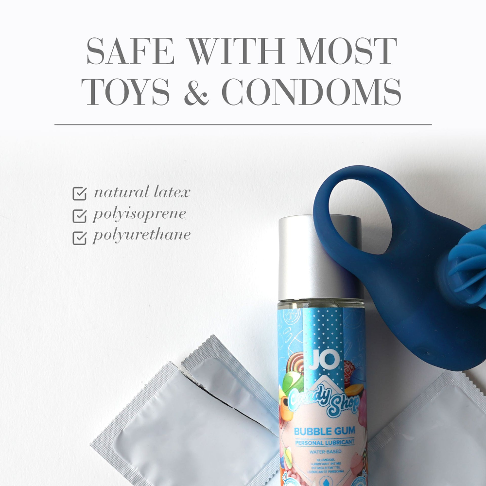 System Jo - Candy Shop H2O Bubblegum EDIBLE Water-Based Lubricant 60ml