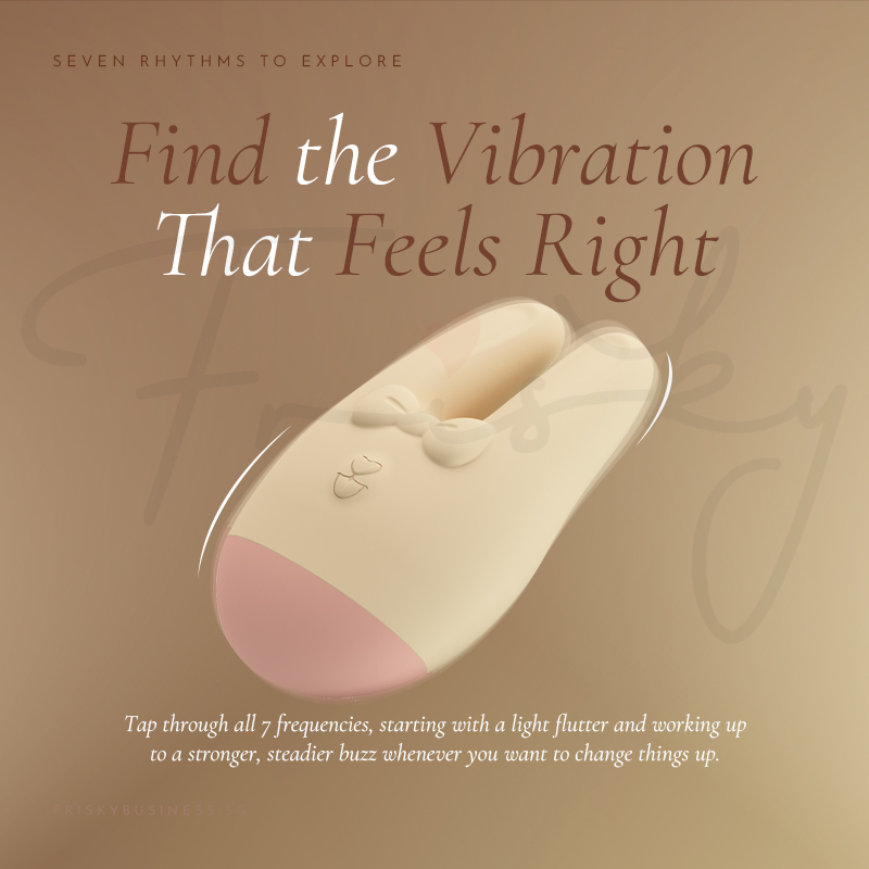 Vibrator shown from above against a tan background